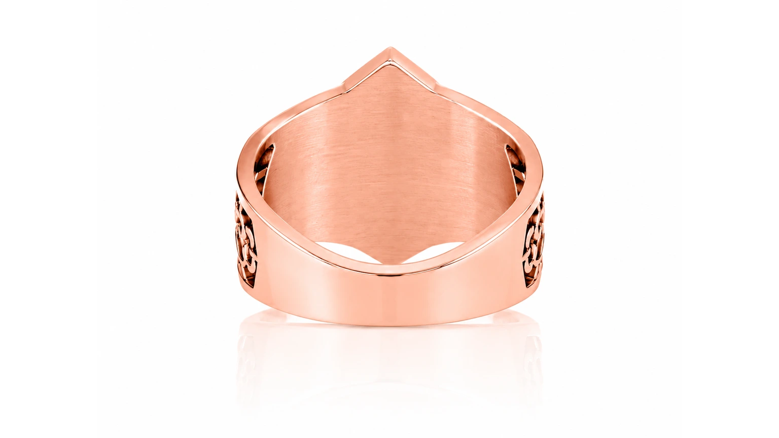 Personalized Motorcycle Club Ring-Custom Biker Signet Ring for Men